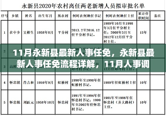 永新县人事任免全解析,最新人事调整流程详解与攻略