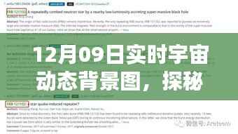 探秘星辰秘境,独家呈现12月09日实时宇宙动态背景图
