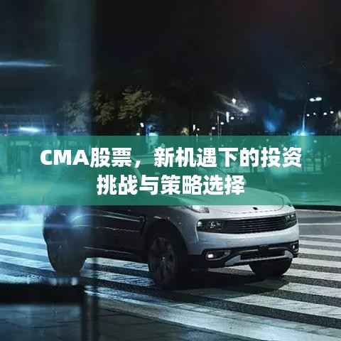 CMA股票,新机遇下的投资挑战与策略选择