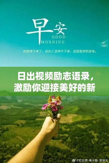 日出视频励志语录,激励你迎接美好的新一天!