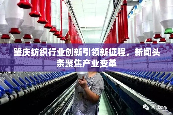 肇庆纺织行业创新引领新征程，新闻头条聚焦产业变革